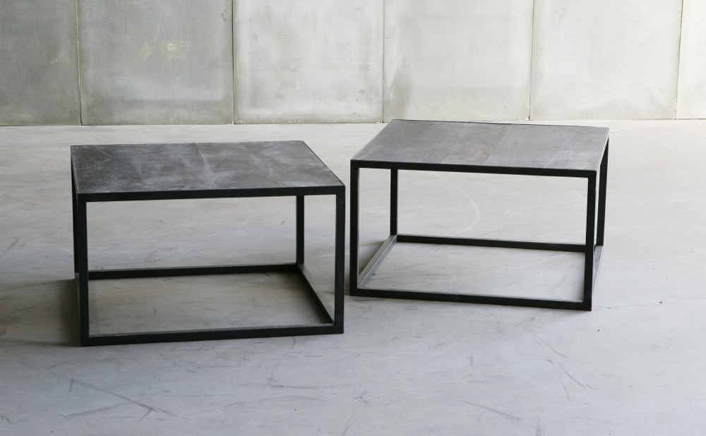 Mesa Leather II tables by Heerenhuis