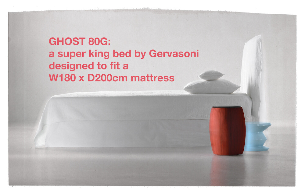 Ghost 80g Bed By Gervasoni To Fit A, Ghost King Bed
